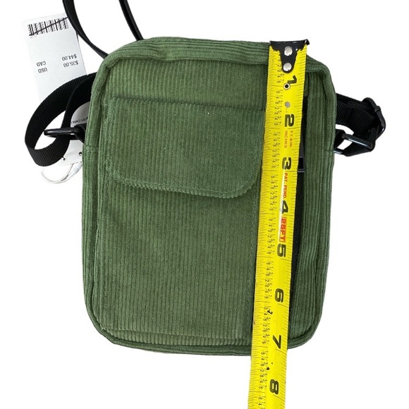 UO Corduroy Mini Zip Messenger Bag NWT - Picture 8 of 9